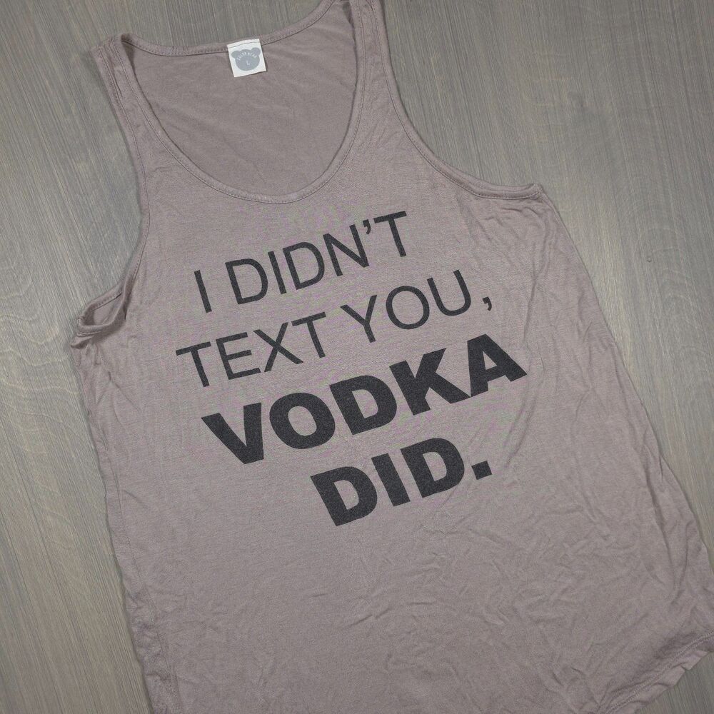 Color Bear Women's Large Gray Graphic Novelty Tank Top